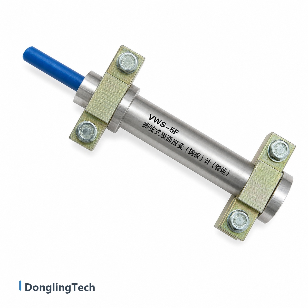 VWS-5/10F Smart Vibrating Wire Surface Strain Gauge for Steel Plate and Structure Monitoring detail view 2