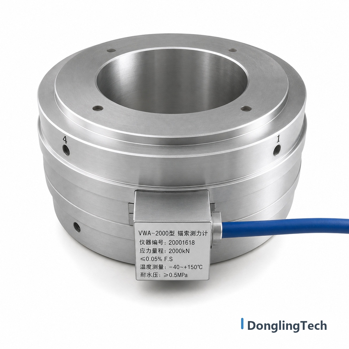 DL-SE-185 VWA Smart Vibrating Wire Anchor Load Cell for Prestressed Anchorage Monitoring