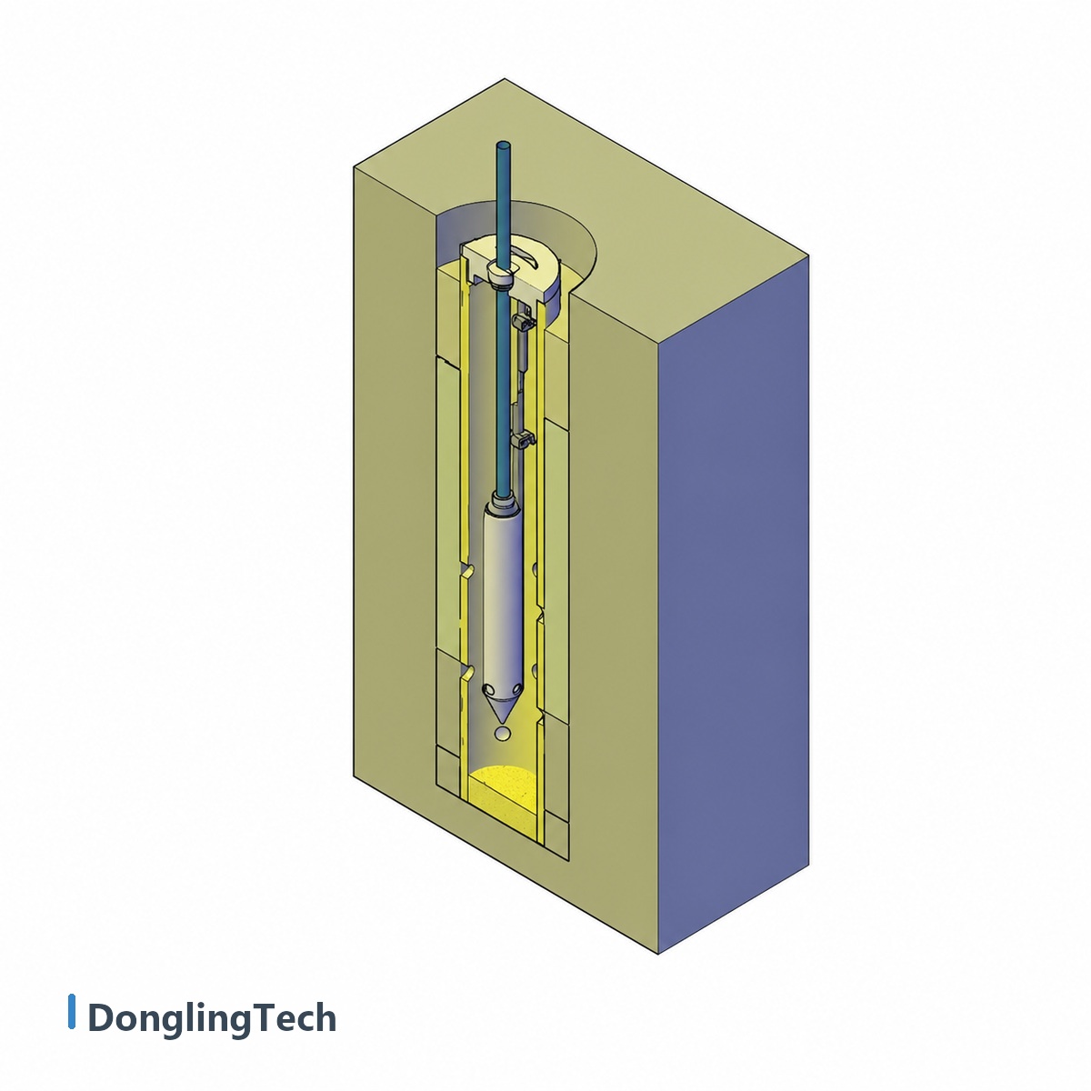 VWP Smart Vibrating Wire Uplift Pressure Gauge for Dam Piezometer Tube Monitoring detail view 2
