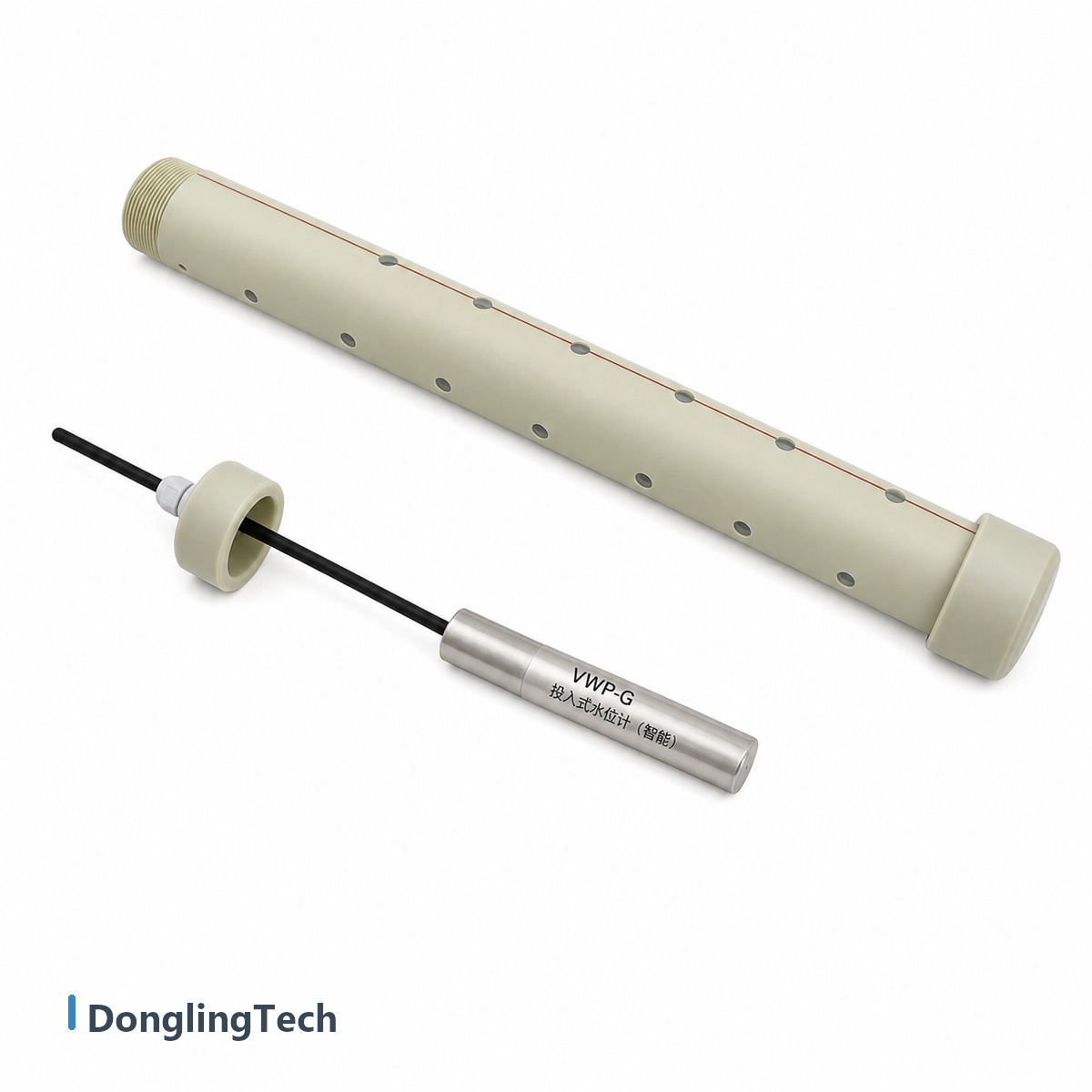 DL-SE-193 VWP-G Smart Submersible Water Level Meter with RS485 Output and Automatic Barometric Compensation
