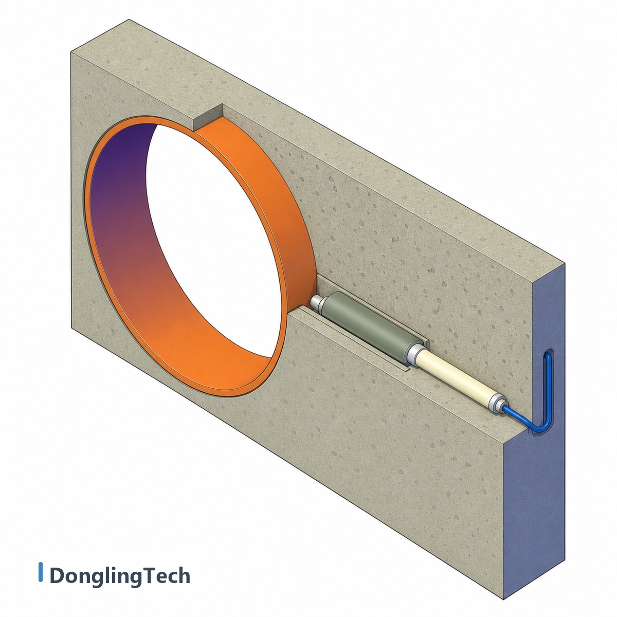 VWD-J Smart Vibrating Wire Joint Meter for Expansion Joint and Peripheral Joint Monitoring detail view 1