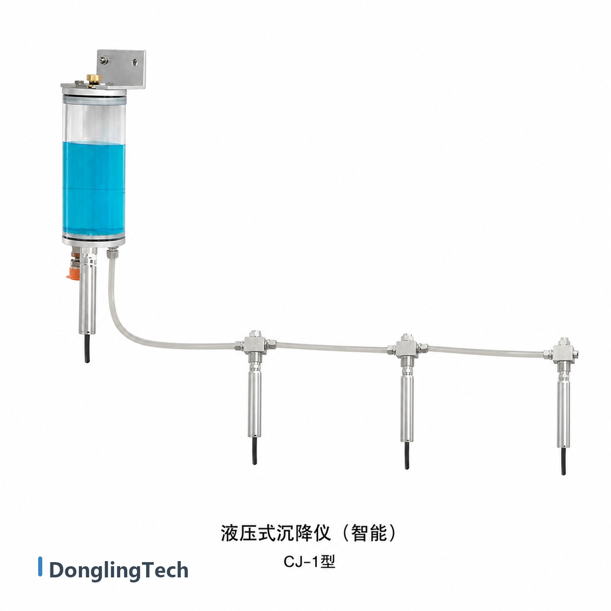 DL-SE-221 CJ-1 Smart Hydraulic Settlement Gauge with RS485 Output for Long-Term Deformation Monitoring